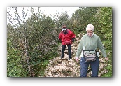 weg naar Kasteel van Peyrepertuse