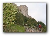 weg naar Kasteel van Peyrepertuse