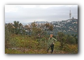 zicht op Torro de Collserolla