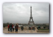 Le Palais de Chaillot met zicht op Eifeltoren