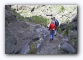 Afdaling van de Barranco de Masca (625m)